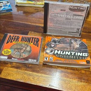 Deer Hunter & Hunting Unlimited PC Game Set 2 lot of hunting games